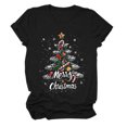 thumbnail image 6 of TOWED22 Womens Funny Christmas Shirts Merry and Bright T-Shirts Christmas Tree Shirts Merry Christmas Graphic Tee Tops,XL, 6 of 6