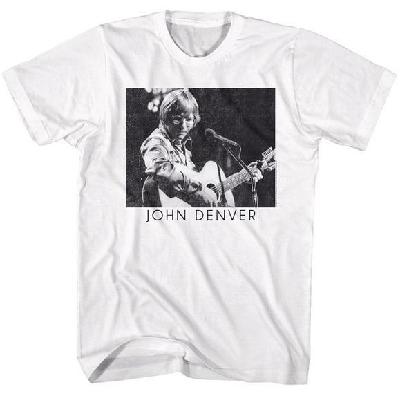 John Denver Playing Guitar Men's T Shirt