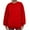 LA01-Red, variant on Oversized Sweatshirts for Women Crewneck Hoodies Cotton Long Sleeve Tops Solid Color Pullover Sweat Shirts Red S