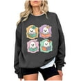 thumbnail image 2 of Karight Halloween Lace Ghost Sweatshirt, Coquette Ghost Halloween Flower Ghost Spooky Lace Ghost Sweatshirt, Unisex Shirt, 2 of 7
