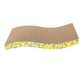 thumbnail image 6 of Corrugated Cat Scratching Board S/M Wave Rectangular Cat Scratcher Pad For Stress Relief Cat Toy, 6 of 14