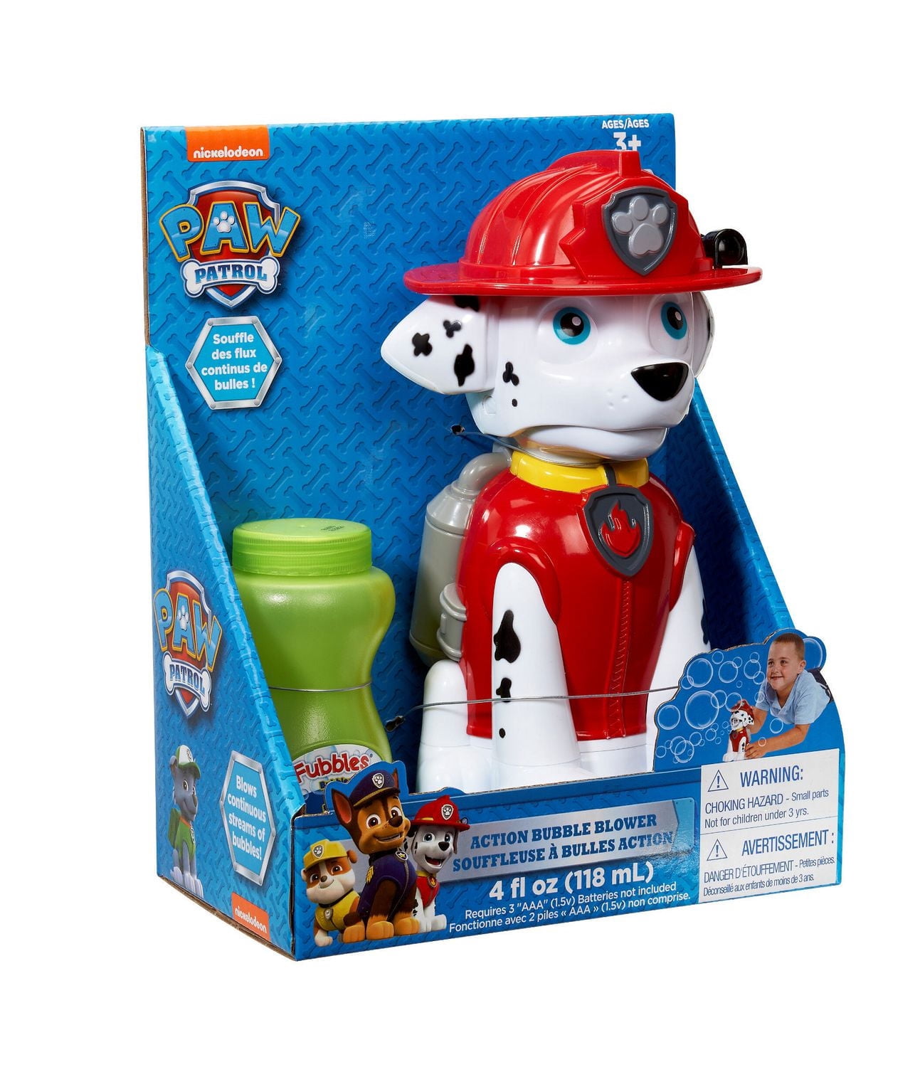 PAW Patrol Marshall Action Bubble Blower