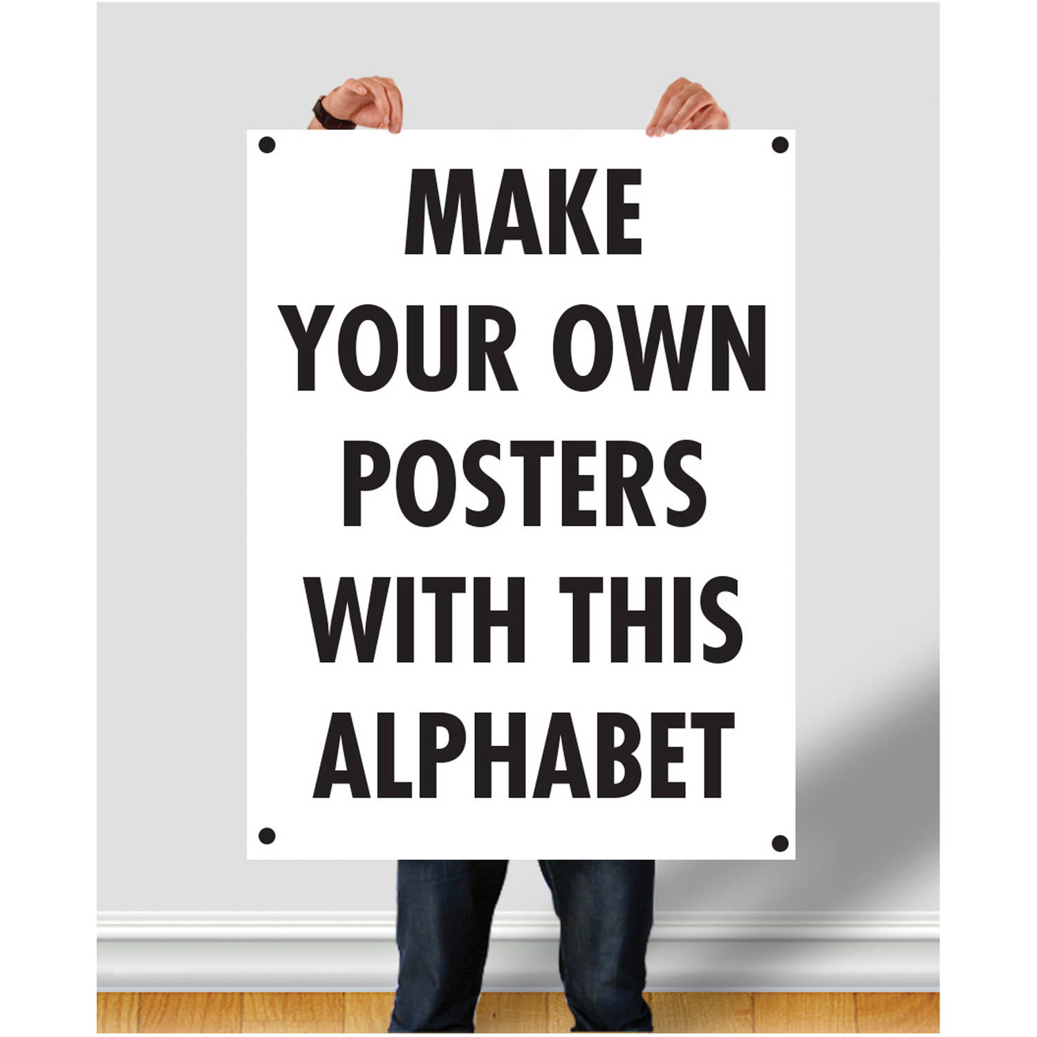 Sticko® Alphabet Poster Stickers