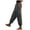 Dark Gray, variant on Yuanlook Women's Solid Cargo Joggers, Elastic Waist Streetwear Pants with Utility Pockets, S-XXL