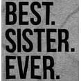 thumbnail image 2 of Best Sister Ever Siblings Family Joke Women Plus Size Long Sleeve Graphic Tee Brisco Brands 3X, 2 of 5
