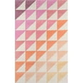 thumbnail image 1 of Momeni DELMADEL-6PNK5080 Novogratz Delmar Collection Agatha Side Triangles Area Rug, 5 ft. x 8 ft. - Pink, 1 of 1