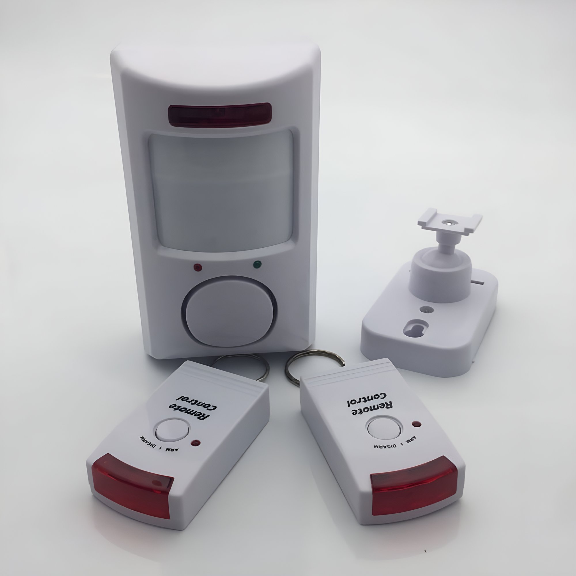 GJX 2026 New 2Pcs Wireless Motion Sensor Alarm Security Detector Indoor Outdoor Wall Alert System for Home,Garage,Office,Store,Patio,Entryway