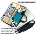 thumbnail image 3 of Zufioo Bluey for Laptop Bag, Zippered Computer Shoulder Bag Messenger Bag Briefcase, Suitable for School, Work, Travel, 3 of 9
