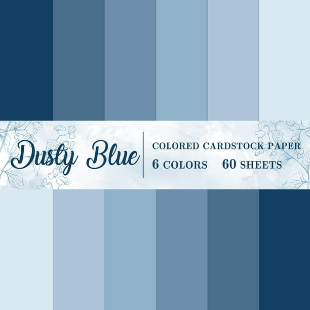 Cartulina AnyDesign, 21,8 x 28,3 cm, azul, 6 colores, 60 hojas