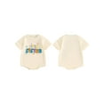 Toddler Girl Round Neck Short Sleeve Letter Embroidery Print Shirt