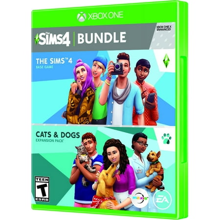 The Sims 4: Cats & Dogs Bundle, Electronic Arts, Xbox One, [Physical], 014633375350