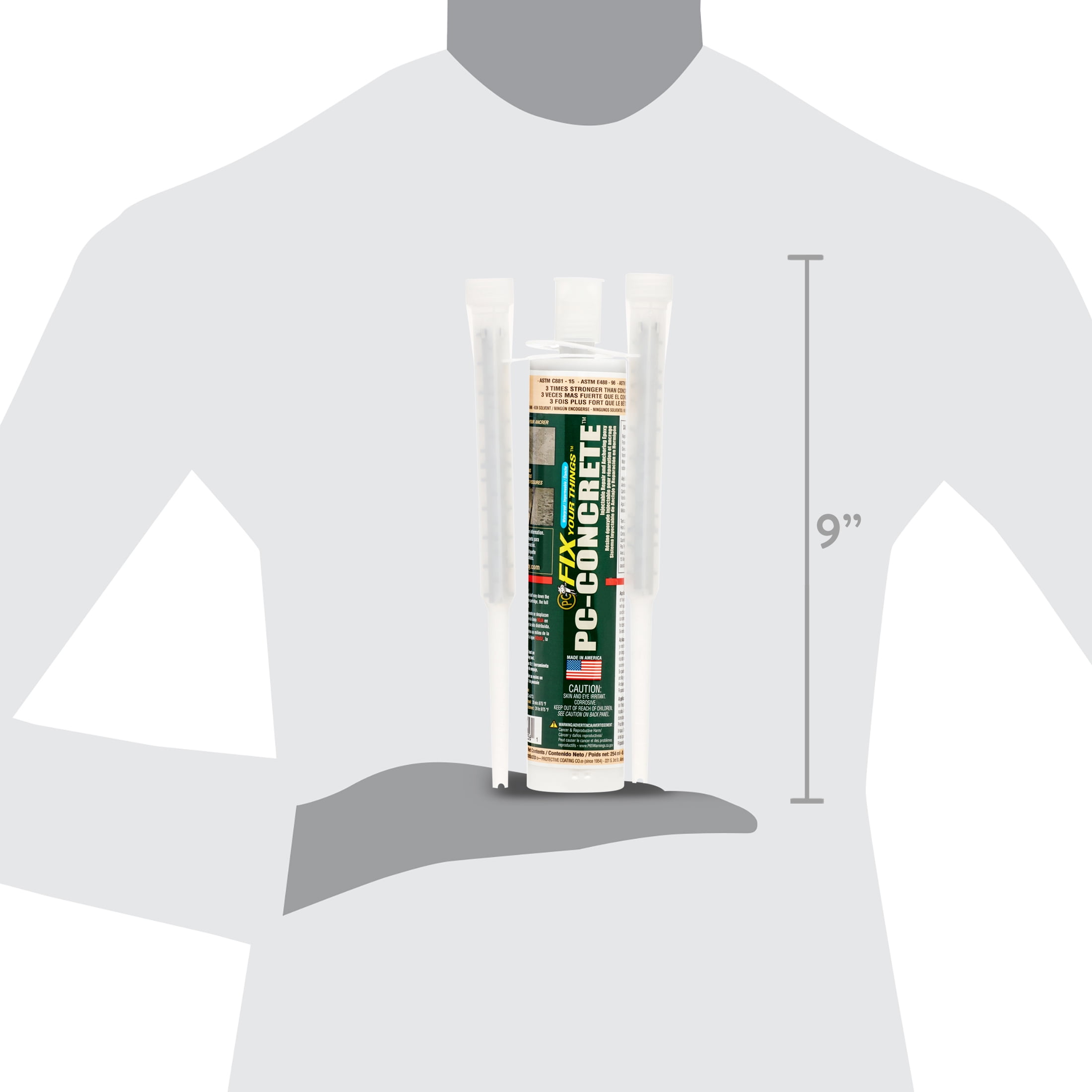 Duct Tape, Glues & Epoxy: PC Products Adhesives & Fillers PC Concrete 9 oz. Epoxy 072561