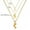 Gold Color, variant on Lovelords 3pcs Africa Map Cross Nefertiti Pendant Necklace Set For Women Men 14k Yellow Gold Set Necklace Egyptian Jewelry