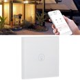 thumbnail image 1 of Wall Touch Light Switch, Simple Appearance ABS Tempered Glass Smart Light Switch Touch Screen Panel Timing Function  For Living Room For Bedroom, 1 of 8