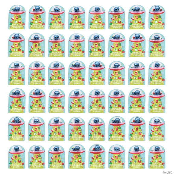 96 Pieces 1" Bulk Micro Aliens with Christmas Handout Card for 48