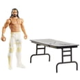 thumbnail image 1 of Figura de acción WWE Wrekkin' Seth Rollins de 15 cm con mesa desmontable, 1 of 3