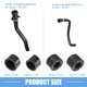 thumbnail image 4 of Manguera de refrigerante del radiador No.17127596831/17127596832 para BMW 320i Base 2.0L L4 - Gas 2013-2016 Negra, 4 of 6