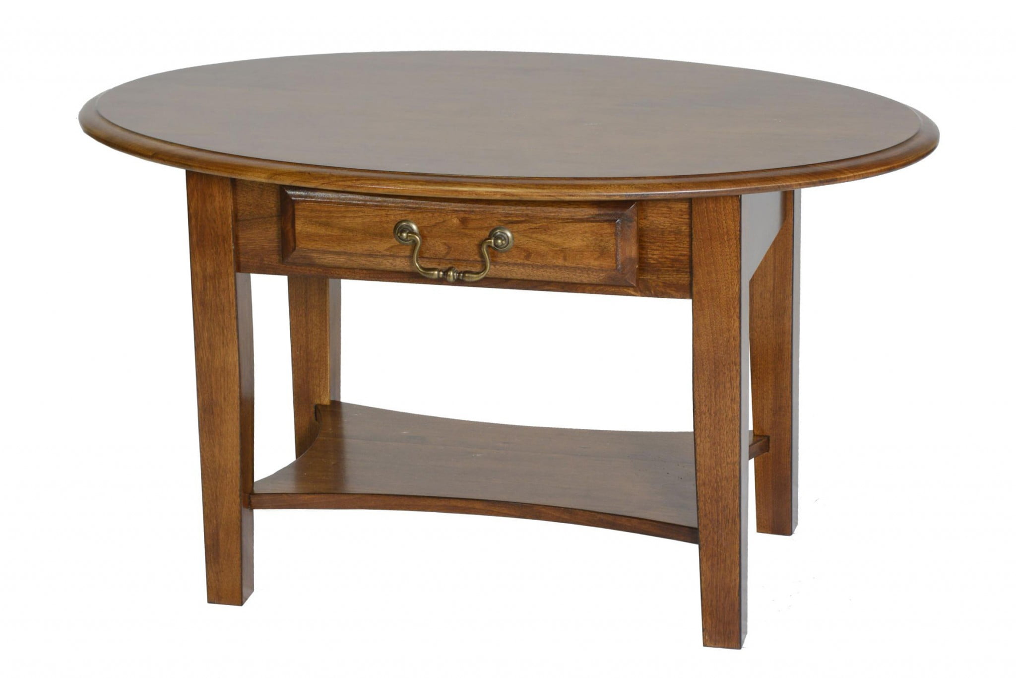 Homeroots Decor 22 Inch X 36 Inch X 20 Inch Burnished Walnut Hardwood Coffee Table With Drawer Walmart Com Walmart Com