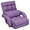 Purple, variant on FLOGUOR 14-Position Adjustable Floor Chair, Chaise Lounge Indoor, Folding Lazy Sofa with Armrests and a Pillow Padded Adults Gaming Chairs for Living Room, Bedroom Factory Price (Brown) 8803CO