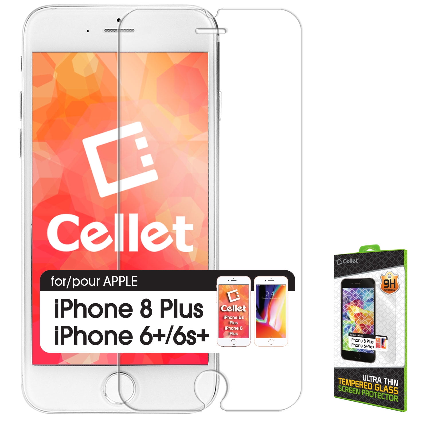 Cellet iPhone 8 Plus / 7 Plus / 6s Plus / 6 Plus Durable Screen