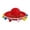 Red, variant on AJGRHE Unisex Mexican Festival Straw Hat Style Headband Hair Accessories for Holiday Party Dress Decoration de Traditional Lightweight Elastic Comfortable Headwrap Watermelon Red