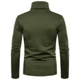 thumbnail image 4 of Thanksgiving Day Clearance Juebong Men's Fleece Turtleneck Long Sleeve Basic T-Shirt Winter Warm Sweater Slim Fit Pullover Shirt, 4 of 4