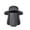 Dark Grey, variant on Wide Brim Sun Hat for Men and Women,Outdoor Mens Fishing Hat with Face Cover and Neck Flap,Army Green