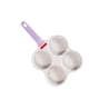 thumbnail image 5 of Sartén para huevos Sartén para huevos con asa para colgar 4 secciones Antiadherente Cocina para huevos s Máquina para hacer Utensilios de cocina de inducción Mango Violeta BLESIY sartén de huevo, 5 of 8