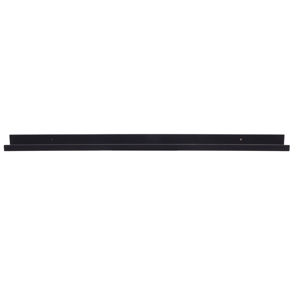 46" Wall Mount Floating Ledge Shelf, Picture Ledge Floating Shelves, Black