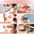 thumbnail image 5 of "Espejo Con Led Luz Recargable Para Maquillaje Portatil 1x2 Belug, Rosa ", 5 of 5