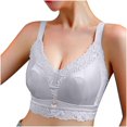 thumbnail image 4 of LLYWEY Pullover Bras for Women Women's Bras Ladies Racerback Bra Style-1087 Women Multiway Bra Feature Adult Female Sport Sports Bras White 46B, 4 of 6