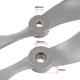 thumbnail image 3 of Hélices RC CW 10x6 Pulgadas 2-Palas para Avión Nylon Gris 3Pcs con Anillos Adaptadores, 3 of 4