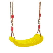 pdqouc Baby Kids Children Toy Indoor Outdoor Garden Swing Seat U Type Adjustable Rope Cute Cartoon Toys Gifts for Children Boy Girl