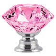 thumbnail image 1 of Pomos de armario FENSING, 20 unidades, 30 mm, cristal rosa, 1 of 7