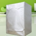 thumbnail image 5 of Waterproof Washing Machine Cover for Outdoor Use, Oxford Cloth Front Load Washer/Dryer Protector, Anti-UV, Dustproof, 24.8x22.8x.33.5 Inch, Gray, 5 of 5