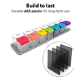 thumbnail image 6 of Extra Large Pill Organizer – Weekly Pill Box 7 Day AM PM for Big Vitamins & Supplements, Large Capacity Medication Dispenser with 7 Detachable Compartments, XL Pill Organizer 2 Times a Day, 6 of 8