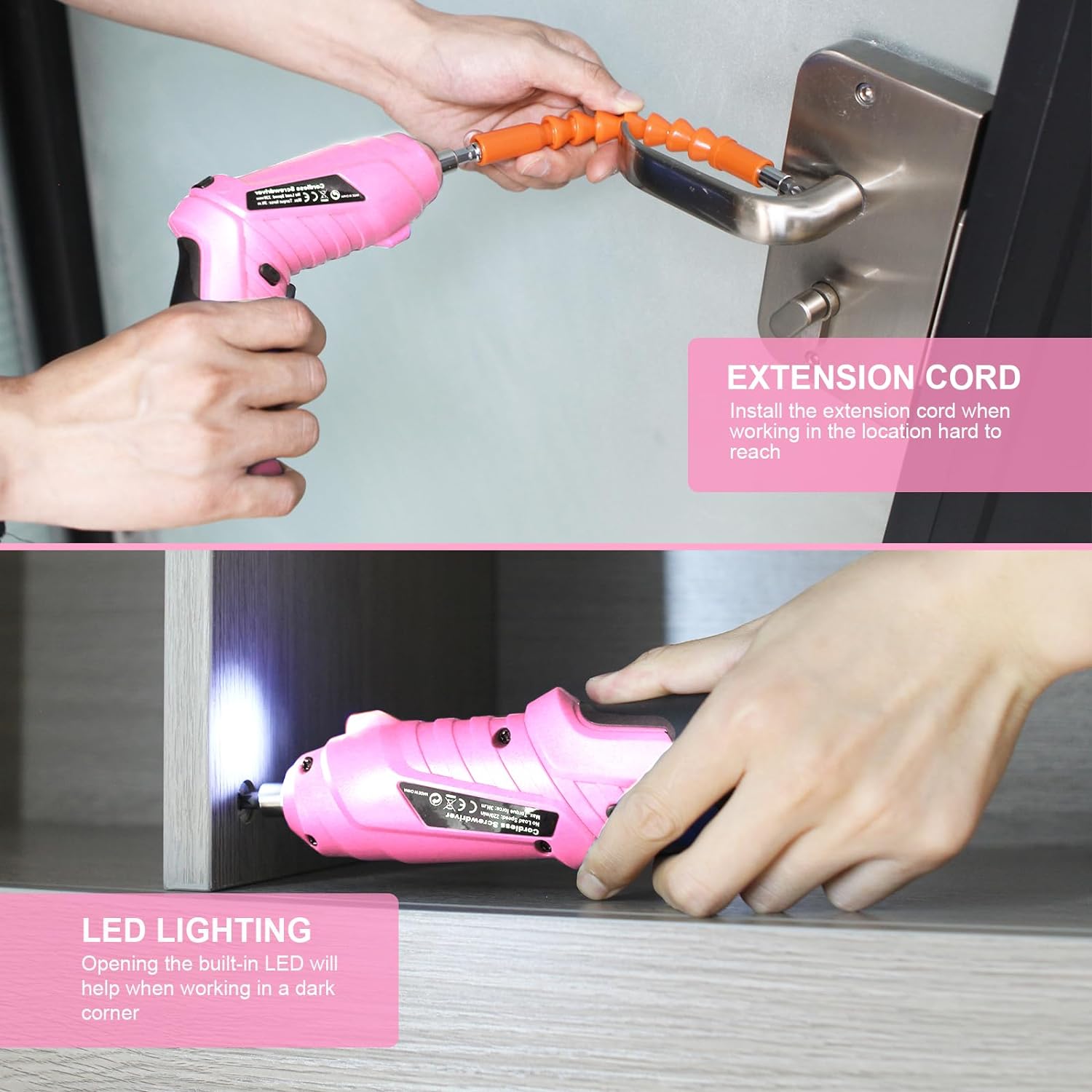 MQ 3.6V Cordless Electric Screwdriver, 47 Pieces photo 6