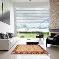 thumbnail image 7 of Ahgly Company Machine Washable Indoor Square Abstract Grapefruit Red Area Rugs, 7' Square, 7 of 7