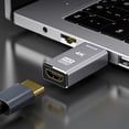 thumbnail image 1 of HD Multimedia Interface Adapter, 1080P 120Hz Professional Male To Female Aluminium Housing 4K DisplayPort To HD Multimedia Interface Adapter  for Display for TV, 1 of 7