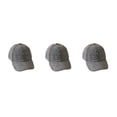 thumbnail image 4 of kurtrusly Comfortable Baseball Cap Stylish And Sun Protection For Men Fashionable black 3Set, 4 of 6