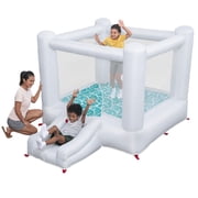 Open Box H2OGO! Jump & Joy Kids White Bounce House with Slide and Blower, Indoor/Outdoor, Ages 3+