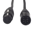 thumbnail image 4 of Matsuzay Cable de Audio XLR de 5 pines a 3 pines, Cable de adaptación, transmisión de datos de cámara profesional, adaptador a hembra, accesorio Cables de audio/vídeo 5 metros, 4 of 6