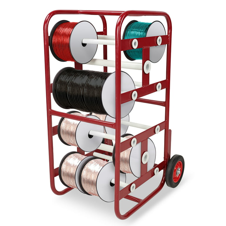Wire Spool Cart / Dispenser Rack - Store & Transport Spools
