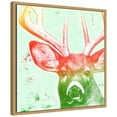 thumbnail image 4 of Amanti Art Portrait of a Deer rainbow Framed Canvas Wall Art Print, 4 of 7