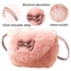 thumbnail image 3 of Mini bolsos de hombro peludos con nudo de lazo encantador para niños y niñas, bolsos cruzados, 3 of 6