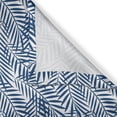 thumbnail image 4 of Ambesonne Navy Blue Valance Pack of 2, Abstract Exotic Nature, 54"X12", Blue White, 4 of 5