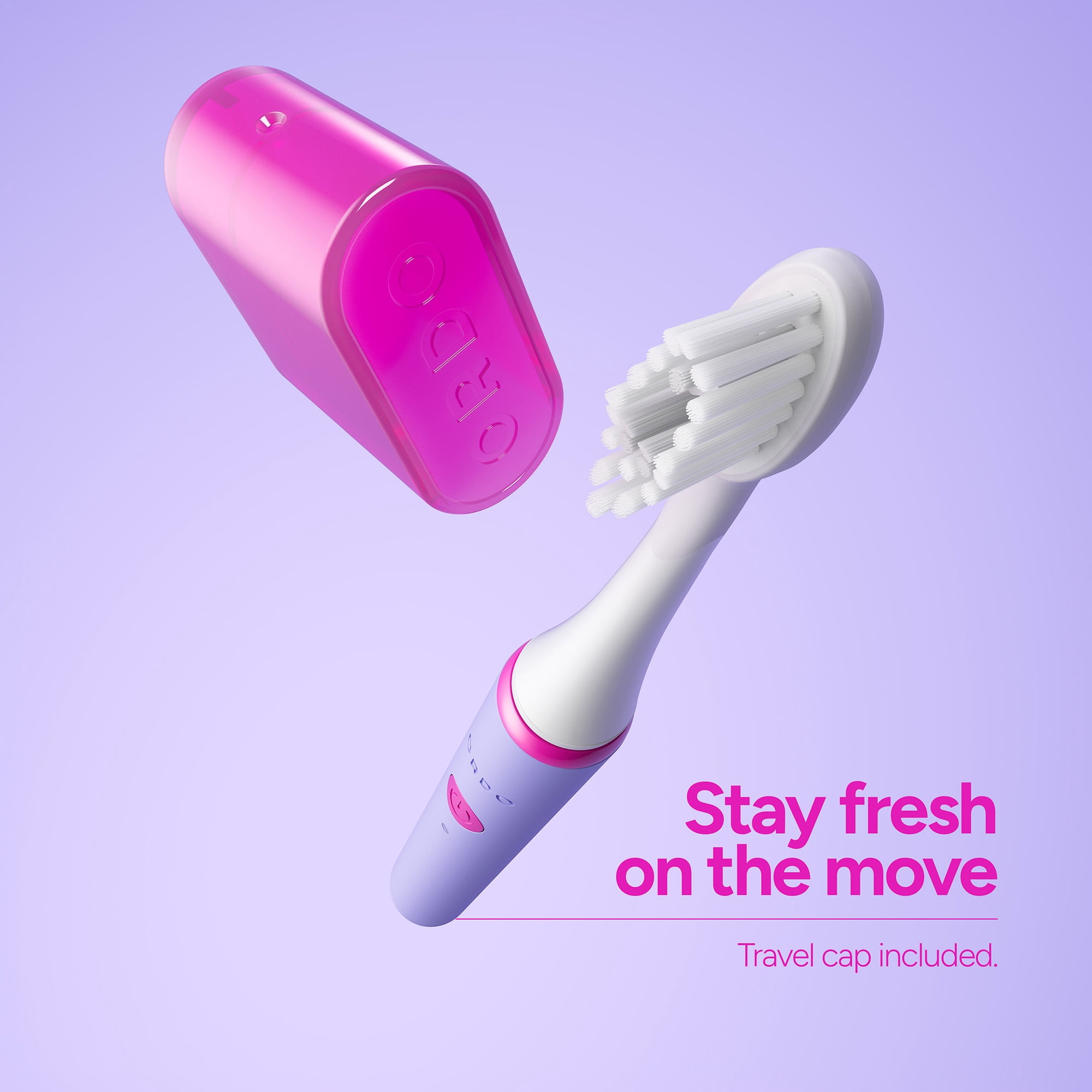 Ordo Sonic Edge Rechargeable Toothbrush - Fiji Fuchsia