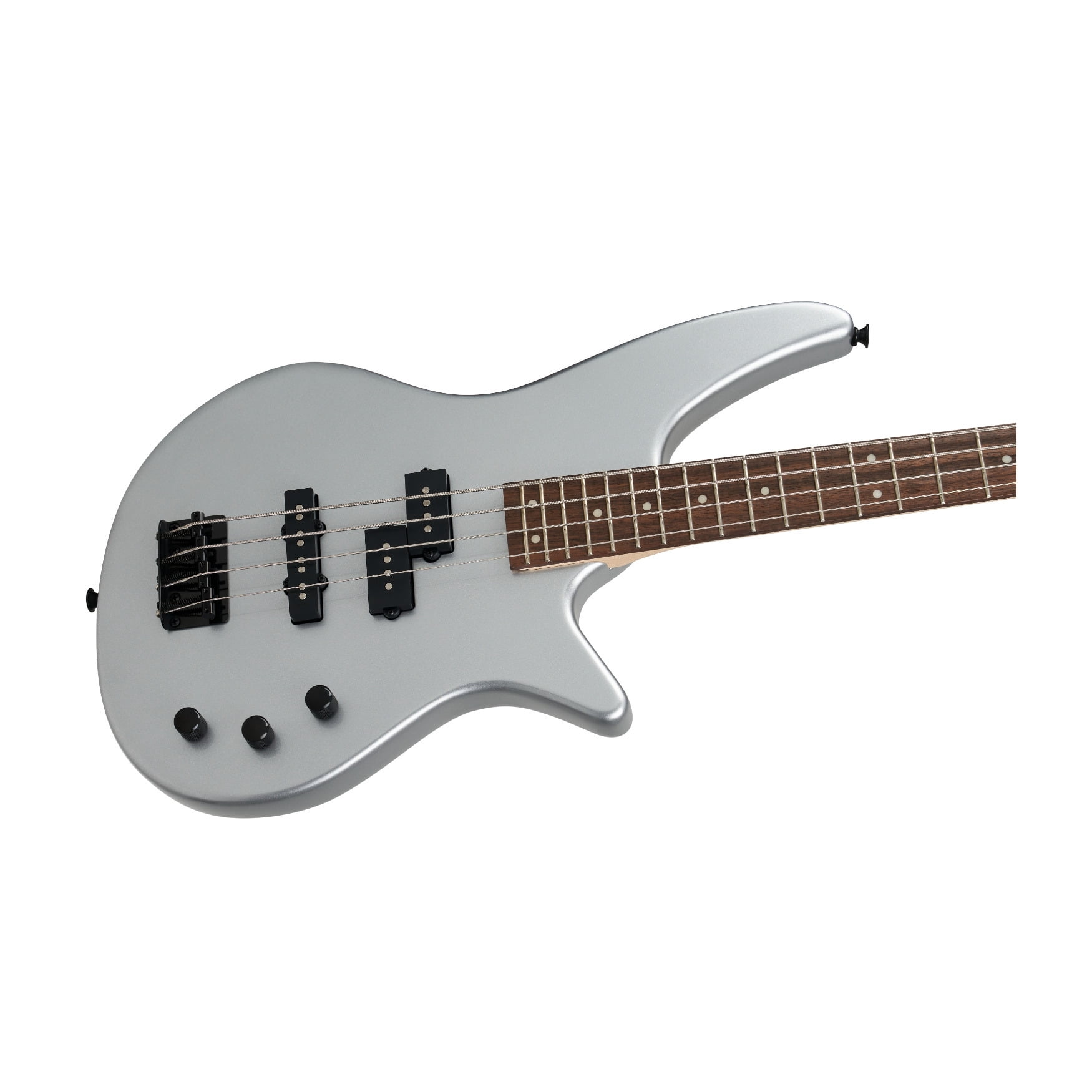 Jackson JS Series Spectra Bass JS2 4-String Bass Guitar with Laurel Fingerboard and Active Bass Boost (Quicksilver)