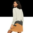 thumbnail image 2 of FORMRS Womens Long Sleeve Nightgowns Crew Neck Sleep Shirt Soft Pajamas Sizes S-3XL, Sleeping Black Cat, 2 of 8