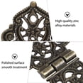 thumbnail image 2 of 10pcs Vintage Wooden Box Hinge Antique Hinges Multifunctional Metal Hinge, 2 of 6